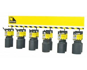 Rack of 1/2in Drive Deep Impact Sockets (Larger Sizes)